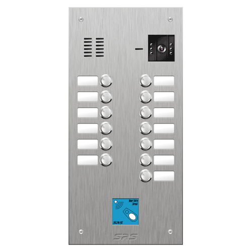 4813/08 13 button vandal resist S Steel video panel, prox.  size D2