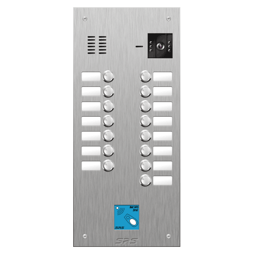 4815/08 15 button vandal resist S Steel video panel, prox.  size D3