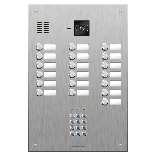 4819/05 19 button vandal resist S Steel video panel, keypad size D4
