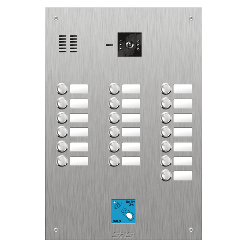 4819/08 19 button vandal resist S Steel video panel, prox.  size D4