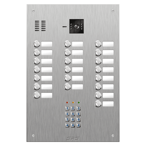 4821/05 21 button vandal resist S Steel video panel, keypad size D4