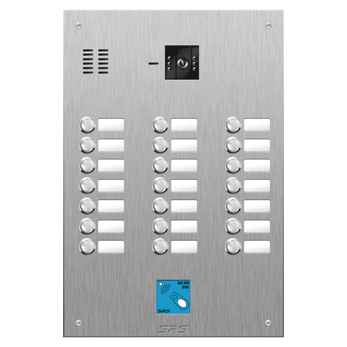 4821/08 21 button vandal resist S Steel video panel, prox.  size D4