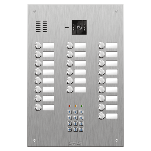 4823/05 23 button vandal resist S Steel video panel, keypad size D4