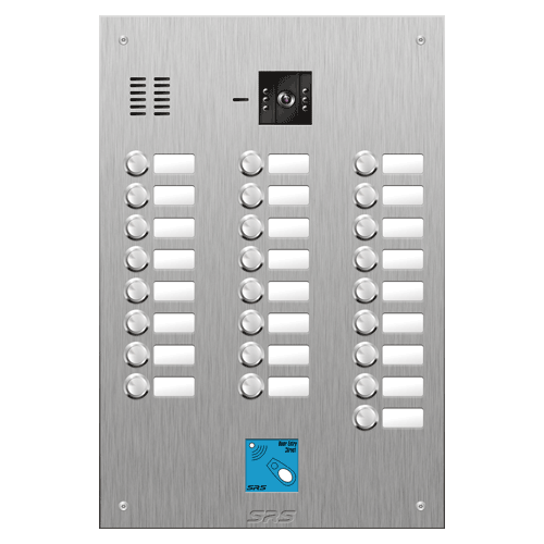 4825/08 25 button vandal resist S Steel video panel, prox.  size D4