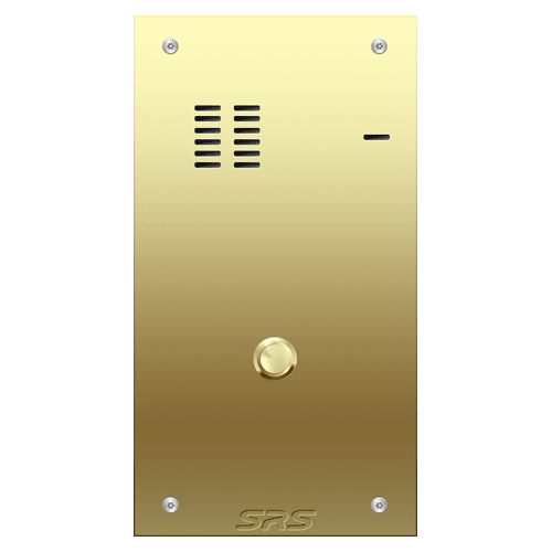 6101 01 way VR audio brass   panel,engravable          size A