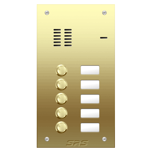 6205 05 way VR audio brass   panel, name wind.         size A