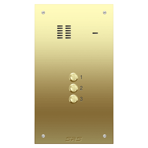 6303 03 way VR audio brass   panel,                    size D