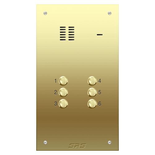 6306 06 way VR audio brass   panel,                    size D