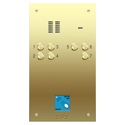 6307/08 07 way VR audio brass   panel, PROX               size D