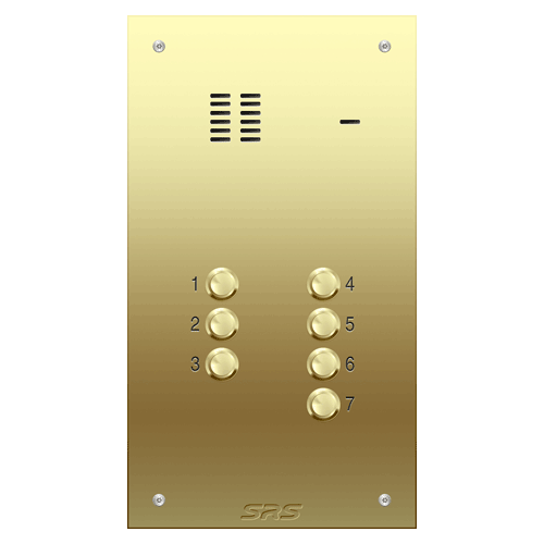6307 07 way VR audio brass   panel,                    size D