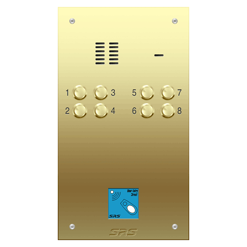 6308/08 08 way VR audio brass   panel, PROX               size D