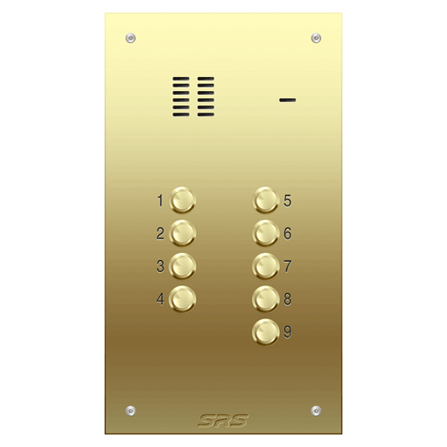 6309 09 way VR audio brass   panel,                    size D