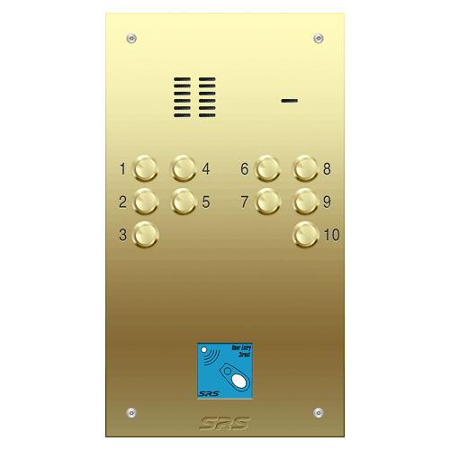6310/08 10 way VR audio brass   panel, PROX               size D