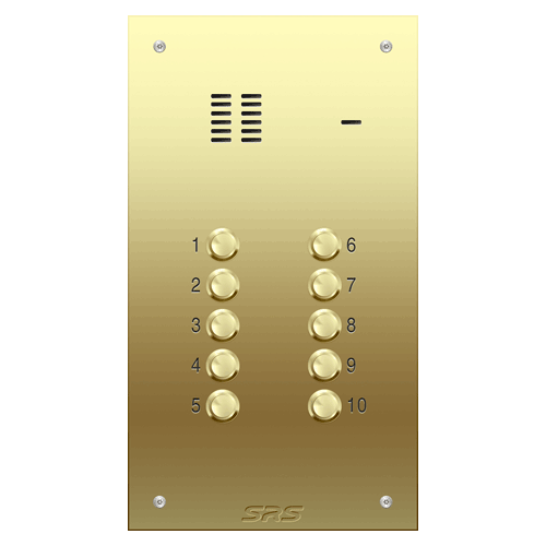6310 10 way VR audio brass   panel,                    size D