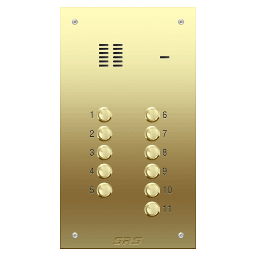 6311 11 way VR audio brass   panel,                    size D
