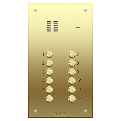 6312 12 way VR audio brass   panel,                    size D