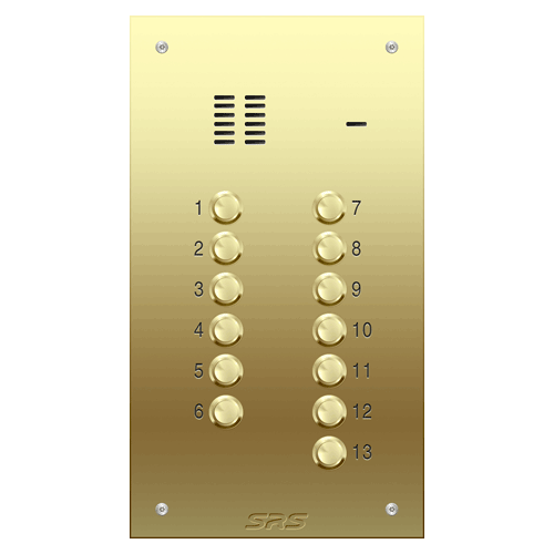 6313 13 way VR audio brass   panel,                    size D