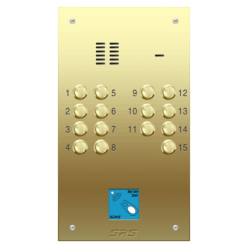 6315/08 15 way VR audio brass   panel, PROX               size D