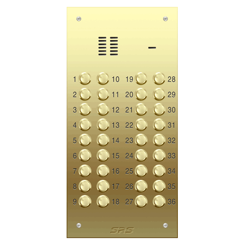 6336 36 way VR audio brass   panel,                    size D2