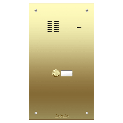 6401 01 way VR audio brass   panel, name window        size D