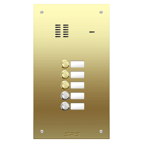 6405 05 way VR audio brass   panel, name window        size D