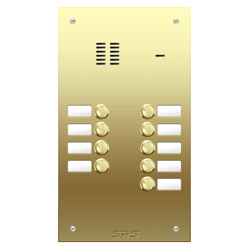6409 09 way VR audio brass   panel, name window        size D