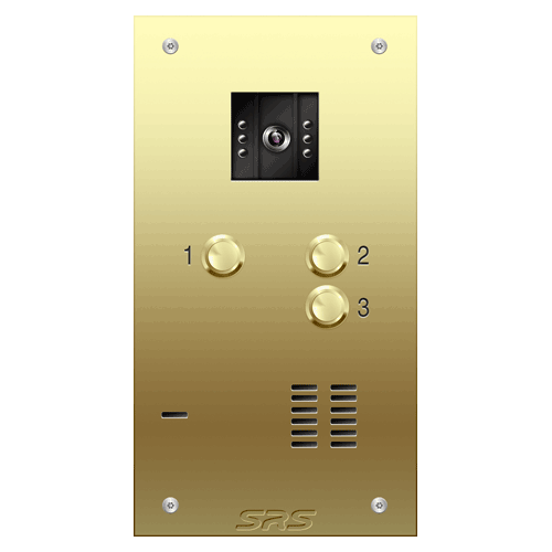 6503 03 way VR brass  video panel,                     size A