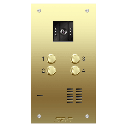 6504 04 way VR brass  video panel,                     size A