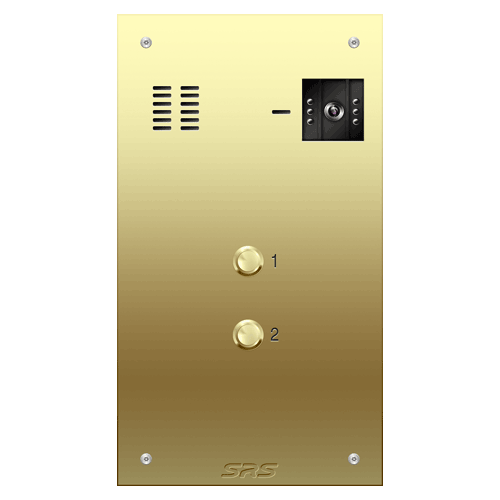 6602 02 way VR brass  video panel,                     size D