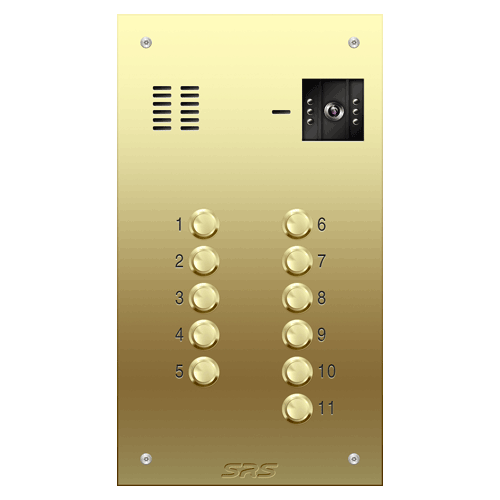 6611 11 way VR brass  video panel,                     size D