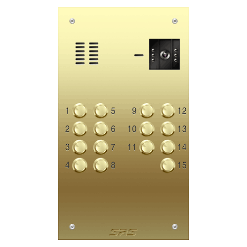 6615 15 way VR brass  video panel,                     size D