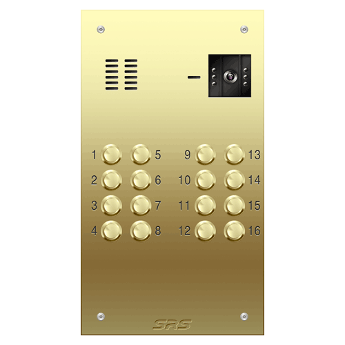 6616 16 way VR brass  video panel,                     size D
