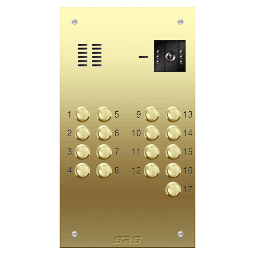 6617 17 way VR brass  video panel,                     size D