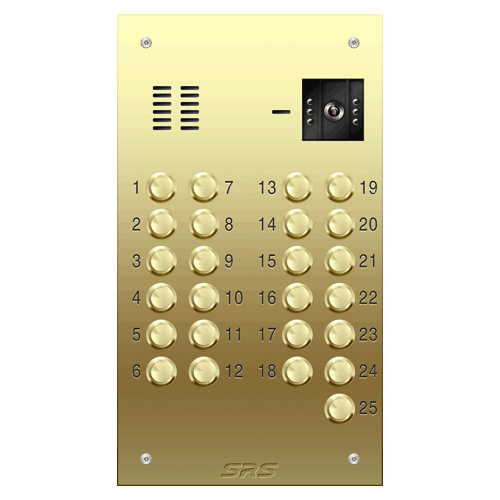 6625 25 way VR brass  video panel,                     size D