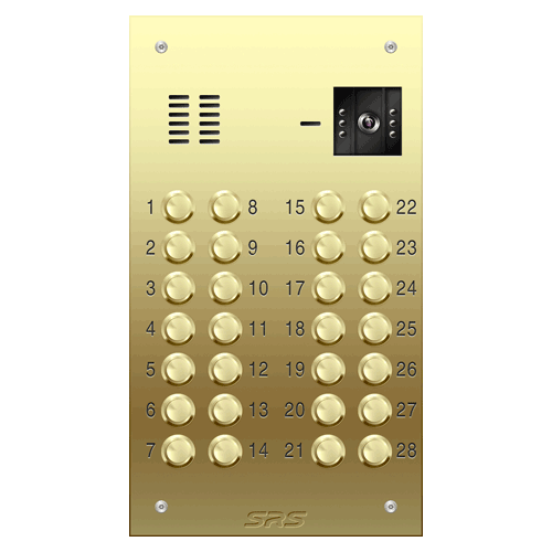 6628 28 way VR brass  video panel,                     size D