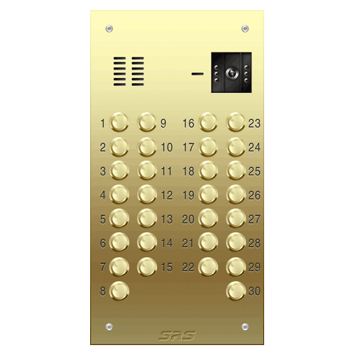 6630 30 way VR brass  video panel,                     size D1