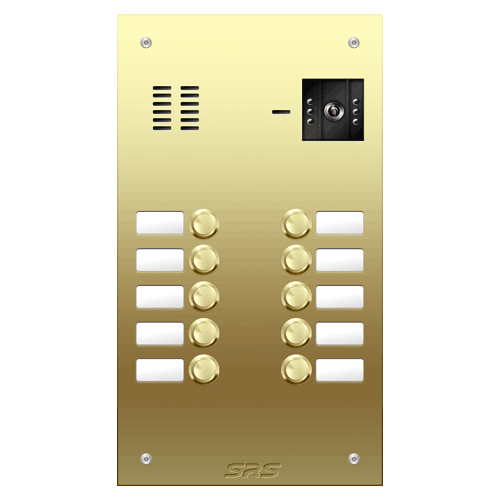 6810 10 button Brass   video panel,         name win.  size D