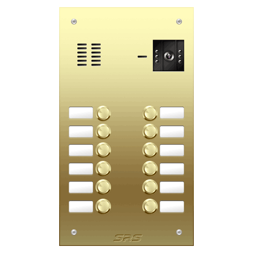 6812 12 button Brass   video panel,         name win.  size D