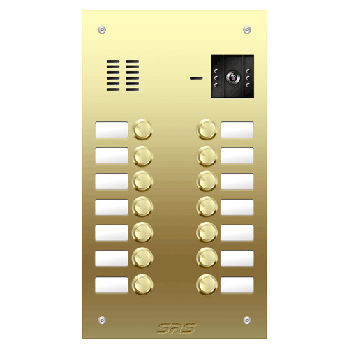 6814 14 button Brass   video panel,         name win.  size D