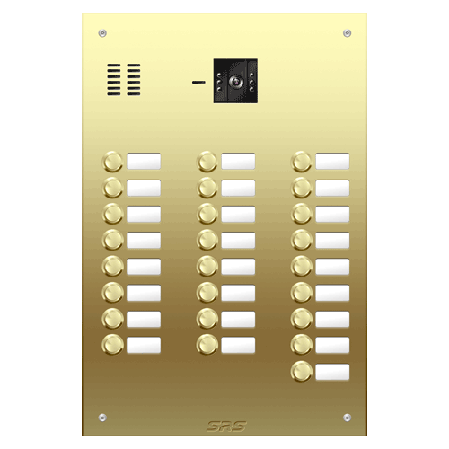 6825 25 button Brass   video panel,         name win.  size D4