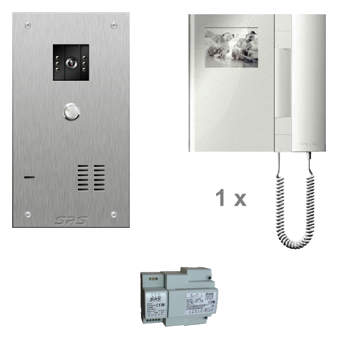 K4501 01 monitor kit - stainless steel panel & Universal monitor