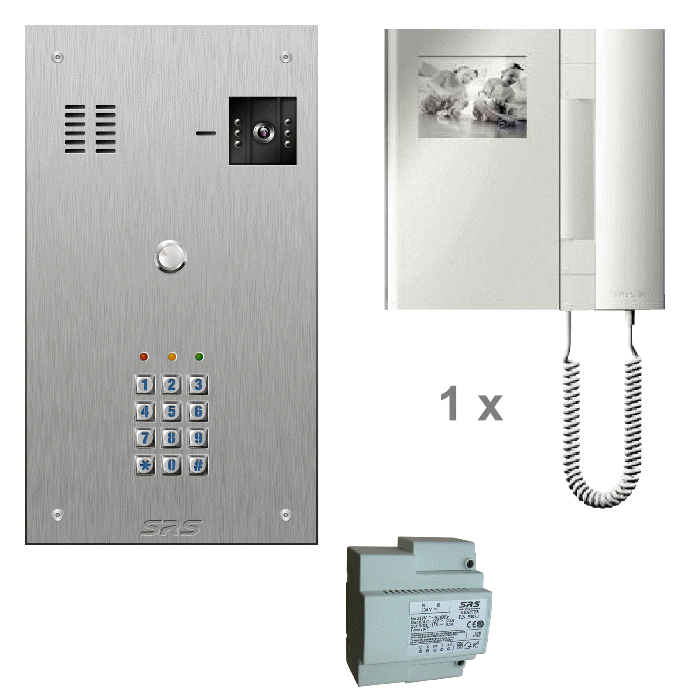 K4601/05 01 monitor kit - stainless steel panel & keypad