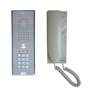 K5105S 01 way door entry kit, S Steel panel with keypad  surface