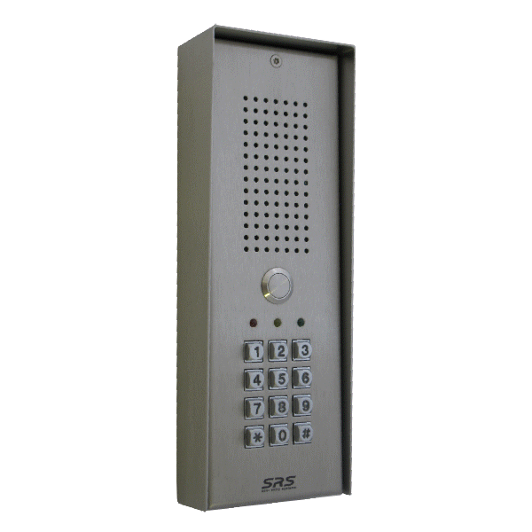 5101/05SG 01 button stainless steel surface, GSM audio panel + keypad