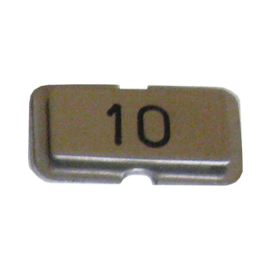 NPS10 Stainless steel name plate engraved     10
