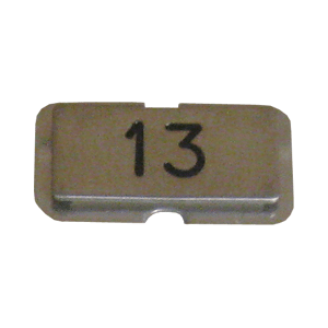 NPS13 Stainless steel name plate engraved     13