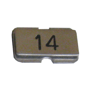 NPS14 Stainless steel name plate engraved     14