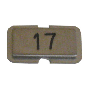 NPS17 Stainless steel name plate engraved     17