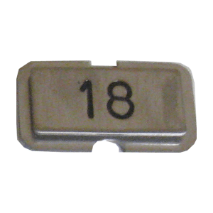 NPS18 Stainless steel name plate engraved     18