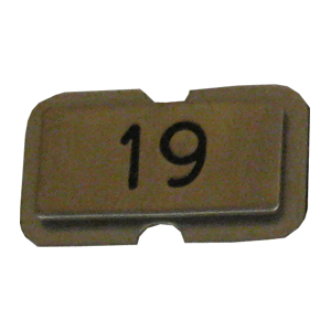 NPS19 Stainless steel name plate engraved     19